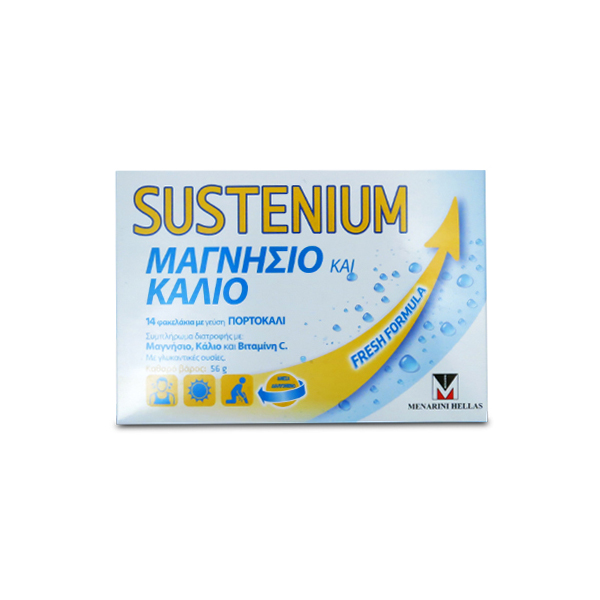 Menarini Sustenium Fresh Formula Magnesium Potassium 14 sachets