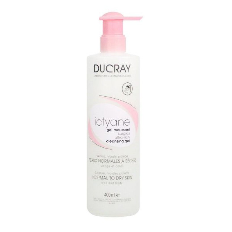 Ducray Ictyane Gel Moussant Surgras 400Ml