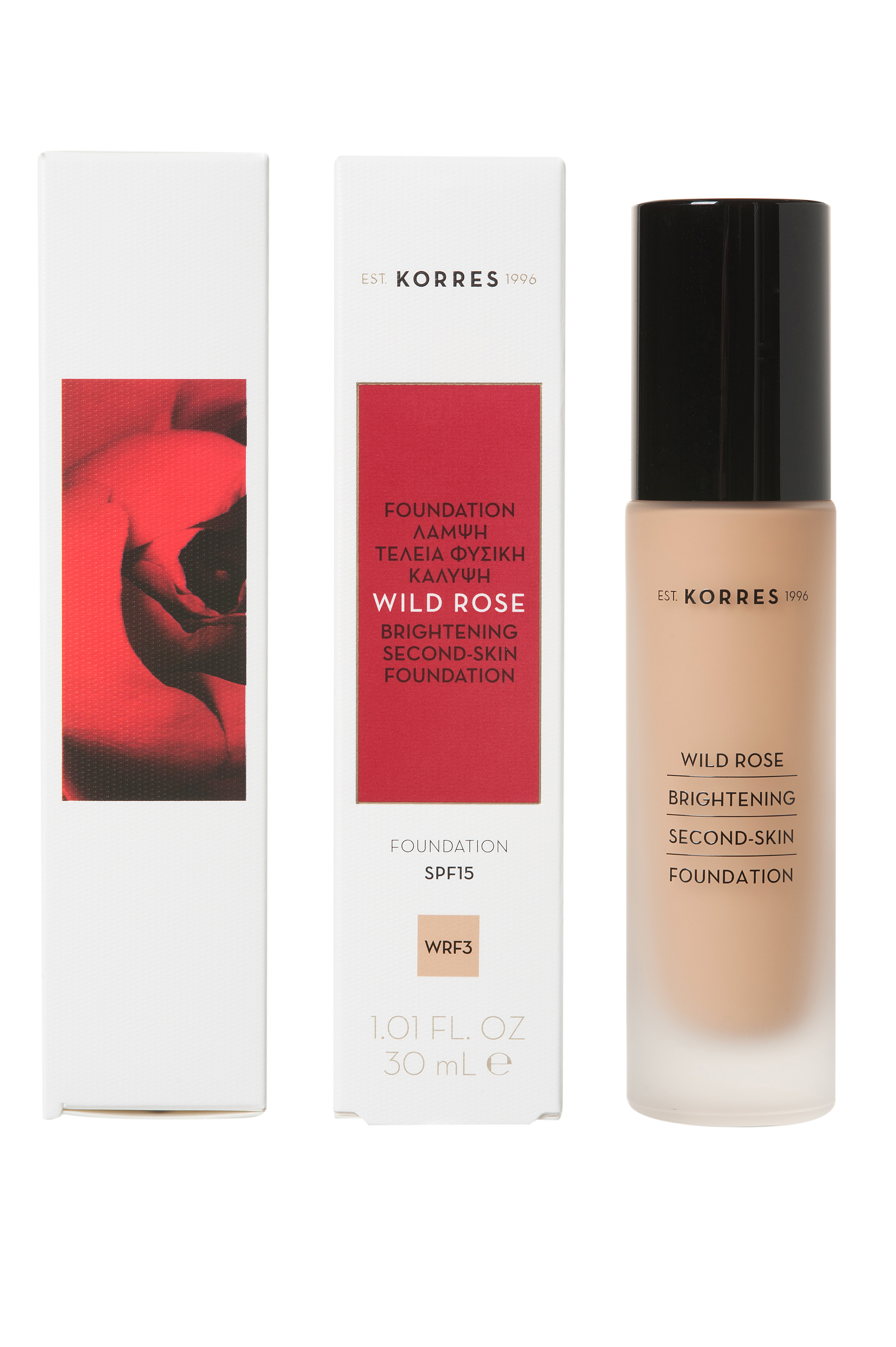 Korres Άγριο Τριαντάφυλλο Foundation SPF15 WRF3 30ml