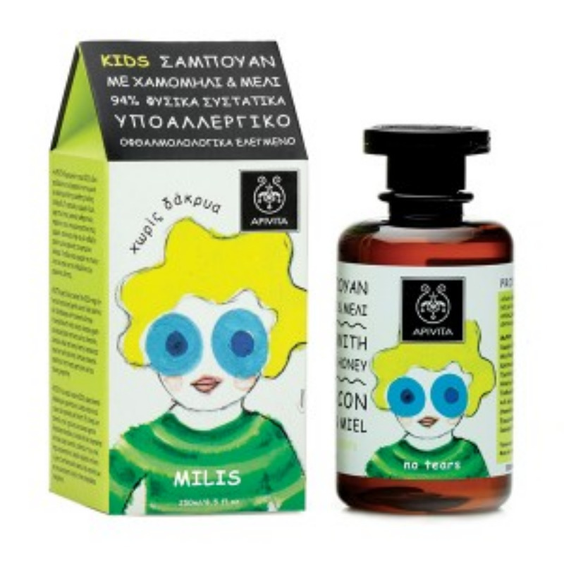 Apivita Kids Σαμπουάν Με Χαμομήλι & Μέλι 250ml