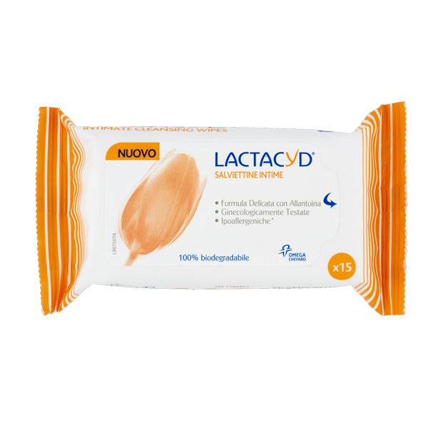 Lactacyd Wipes 15 pieces