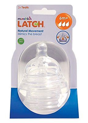 Munchkin 2 Pack Latch Stage 3 Teat