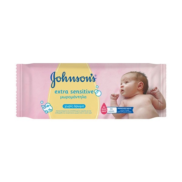 Johnson's Baby Extra Sensitive 56wipes