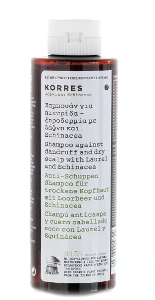 Korres Δάφνη & Echinacea Σαμπουάν 250Ml