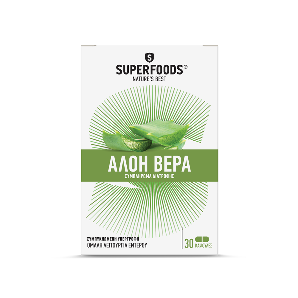 Superfoods Aloe Vera 30 capsules