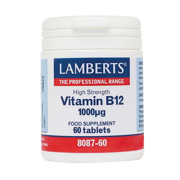 Lamberts Vitamin B12 (Methilcobalamin) 1000Mcg 60 Tabs