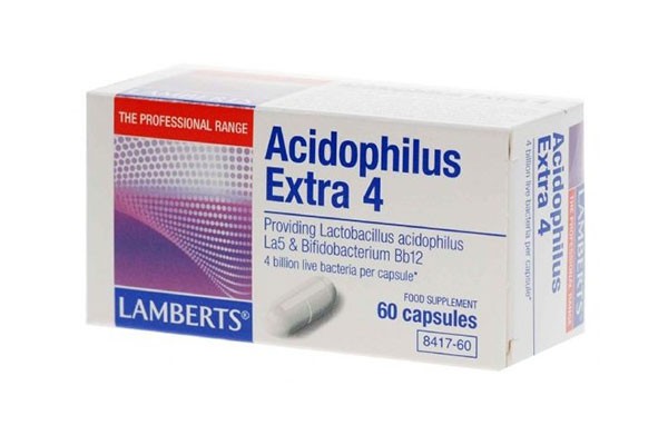 Lamberts Acidophilus Extra 4 (Milk Free) 60 Caps