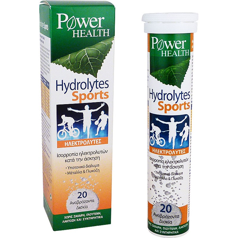 Power Health Hydrolytes Sports 20 Αναβράζοντα Δισκία