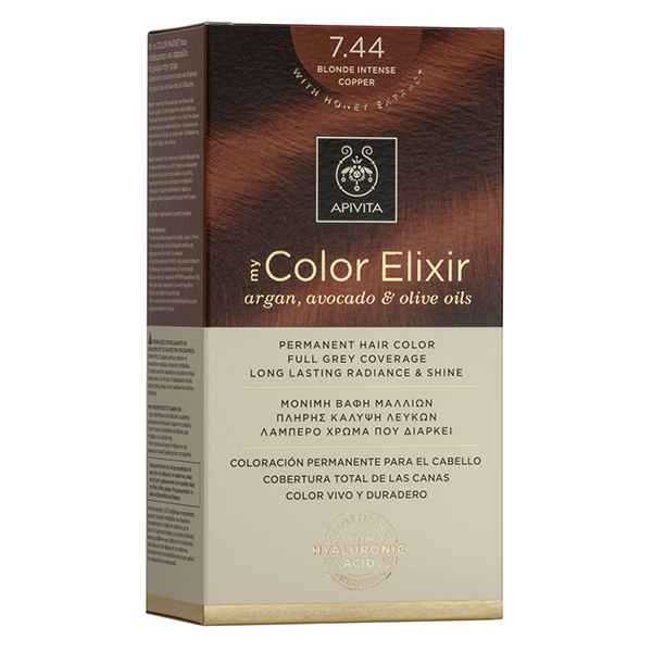 Apivita My Color Elixir 7.44 Ξανθό Έντονο Χάλκινο