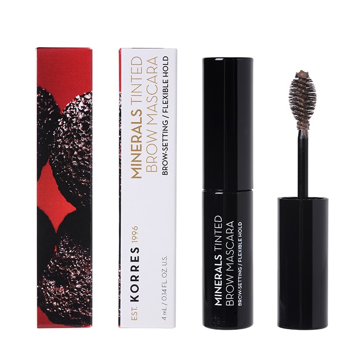 Korres Minerals Tinted Brow Mascara 01 Dark Shade 4ml