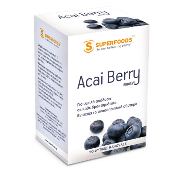 Superfoods Acai Berry Eubias 50 Caps