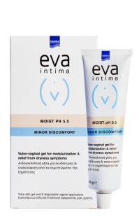 Intermed Eva Intima Moist Long Acting Vaginal Gel 9 περιέκτες