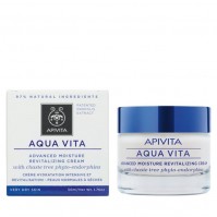 Apivita Aqua Vita Κρέμα 24 Ωρης Ενυδάτωσης Για Πολύ Ξηρές Επιδερμίδες 50ml