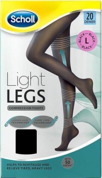 Scholl Light Legs 20DEN (Black) Large