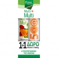 Power Health Multi+Multi 24 Effervescent Tabs + Vitamin C 500mg 20 Effervescent Tabs