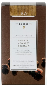 Korres Argan Oil Color Light Blonde 8.0