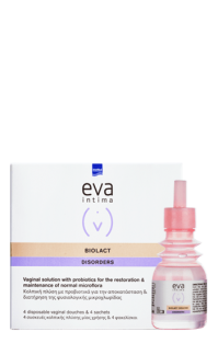 Intermed Eva Intima Biolact Douche Με 4 Κολπικες Πλυσεις