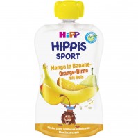 Hipp Hippis Sport Μανγκο Μπανάνα Πορτοκάλι Αχλάδι Ρύζι 120g