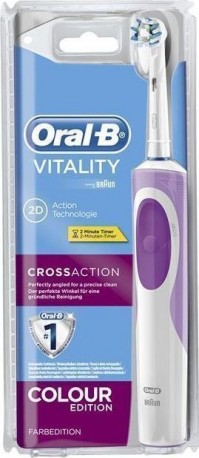 Oral-B Ηλεκτρικη Οδοντοβουρτσα Vital Cross Act.Pink