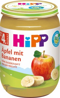 Hipp Φρουτόκρεμα Μήλο Μπανάνα 4ο μήνα 190g