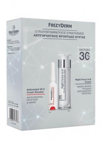 Frezyderm Pack Night Force A+E 50ml & Antioxidant Vit C Cream Booster 5ml