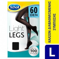 Scholl Light Legs 60DEN (Black) Large