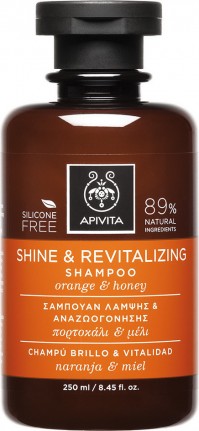 Apivita Shampoo Shine & Revitalizing Orange & Honey 250Ml