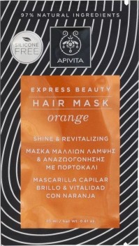 Apivita Hair Mask Orange Shine & Revitalizing Hair 20Ml