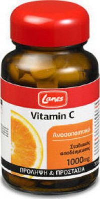 Lanes Vitamin C 1000Mg 30 Κάψουλες