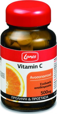 Lanes Vitamin C 500Mg 30 Δισκία