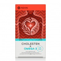 Agan Cholesten 30 vegicaps & Omega 3 30 soft gels