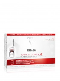 Vichy Dercos Aminexil Woman Clinical 5 Αμπούλες 21 Monodoses Χ 6Μl