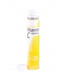 Health Aid Vitamin C 1000Mg Lemon 20 Effervent Tabs