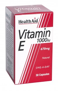 Health Aid Vit E 1000 I.U. 30 Caps