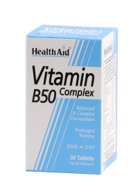 Health Aid Strong B50 Complex Pr 30 Tabs