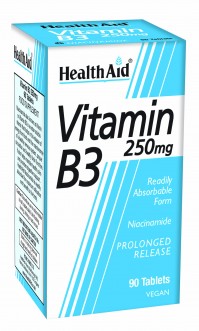 Health Aid Vitamin B3 (Niacin) 250Mg Tab 90 S