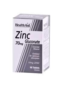 Health Aid Zinc Gluconate 70Mg 90Tabs