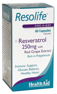 Health Aid Resolife Resveratrol 250mg 60caps