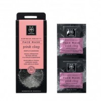 Apivita Express Beauty Gentle Cleansing Mask Pink Clay 2X8ml