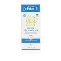 Dr Brown's Natural Baby Toothpaste (0-3y) 40g