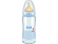 Nuk Μπιμπερό F.C.Plus Γυάλινο 240Ml Με Θηλή Latex M1