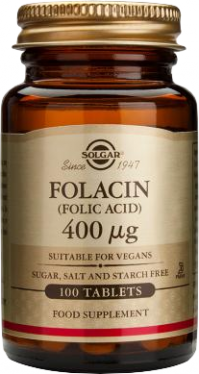 Solgar Folacin (Folic Acid) 400Μcg 100 Tabs