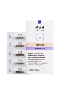 Intermed Eva Restore Vaginal Ovules 10 κολπικά υπόθετα