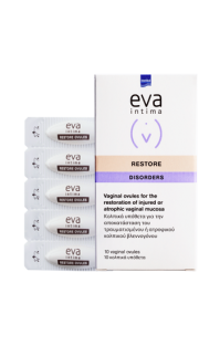 Intermed Eva Intima Restore Vaginal Ovules 10 κολπικά υπόθετα