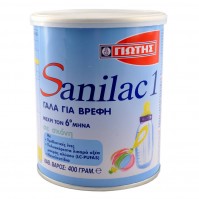 Sanilac No1 Γάλα Βρεφικής Ηλικίας 0-6 Μηνών 400g
