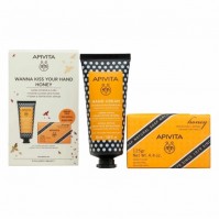 Apivita Wanna Kiss Your Hand Honey Promo Pack Hand Cream Honey-Honey Soap