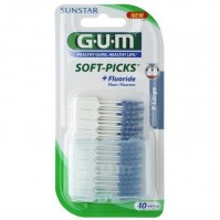 Butler Gum 636 Soft Picks Extra Large XL with Fluoride 40 Τεμάχια