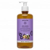 Apivita Mini Bees Gentle Kids Shampoo με μύρτιλο & Μέλι 500ml