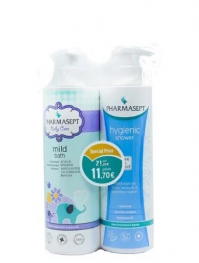 Pharmasept Baby Mild Bath 500ml & Hygienic Shower 500ml