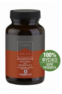Terranova Digestive Enzymes with Probiotics 50caps